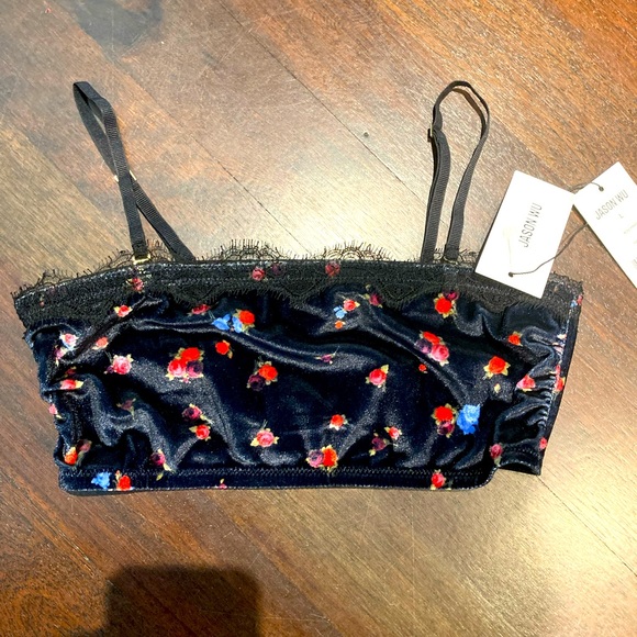 Jason Wu Other - Jason Wu Bra NWT Black Velvet Large